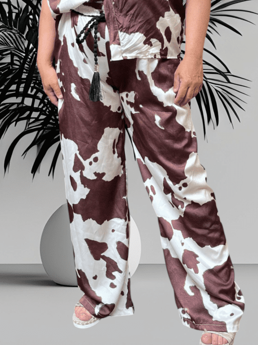 PANTALON MOTIF ANIMALIER 