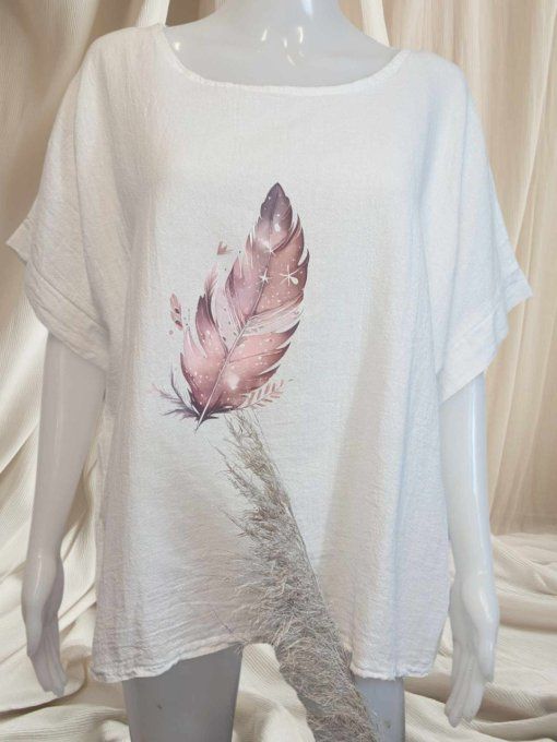 T-SHIRT PLUME