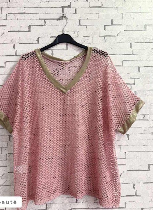 TOP EN MAILLE CROCHET