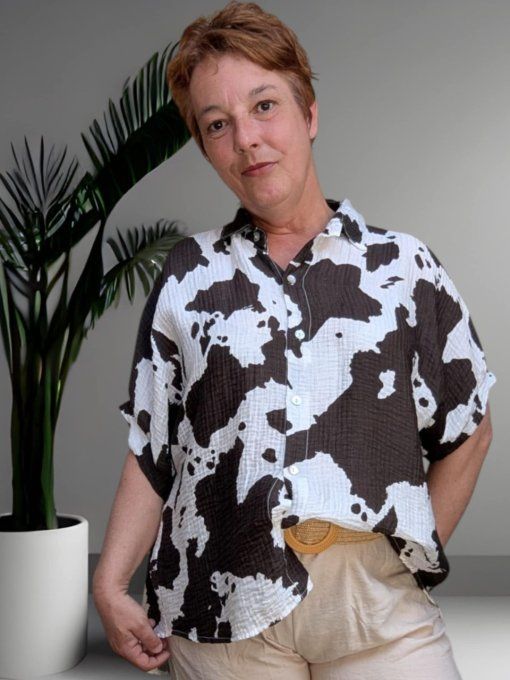 CHEMISE EN GAZE DE COTON